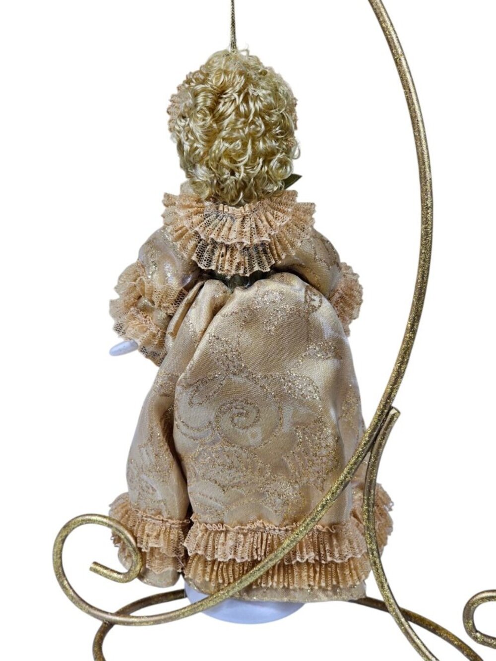 Kurt S. Adler The Mystique Collection Glass Ornament 8" Lady Victorian Dress VTG - Picture 3 of 9
